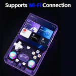 X36 Ultra, console portatile retrò con schermo IPS da 4,2 pollici, Android 10.0, Wi-Fi e joystick RGB., 64G Transparent Black, 128G Transparent Black, 64G Transparent White, 128G Transparent White, 64G Transparent Purple, 128G Transparent Purple       ...