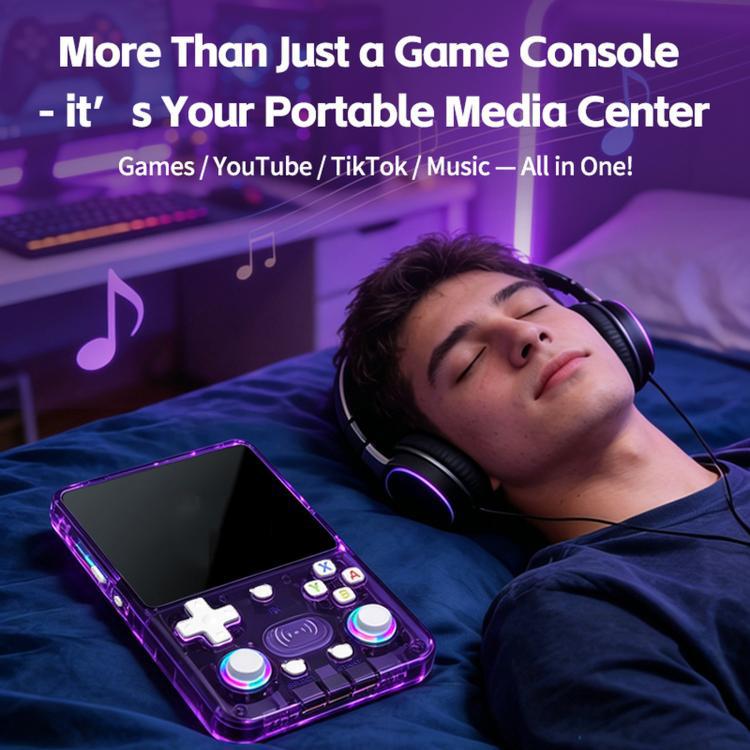 X36 Ultra, console portatile retrò con schermo IPS da 4,2 pollici, Android 10.0, Wi-Fi e joystick RGB., 64G Transparent Black, 128G Transparent Black, 64G Transparent White, 128G Transparent White, 64G Transparent Purple, 128G Transparent Purple       ...