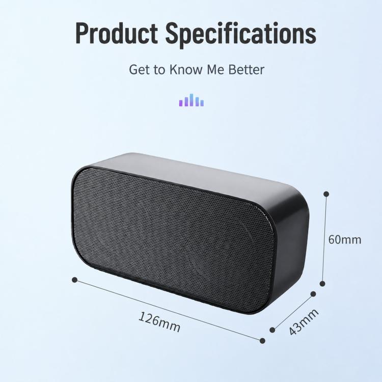 Altoparlante USB per computer con microfono e scheda audio integrati, mini soundbar stereo da scrivania.