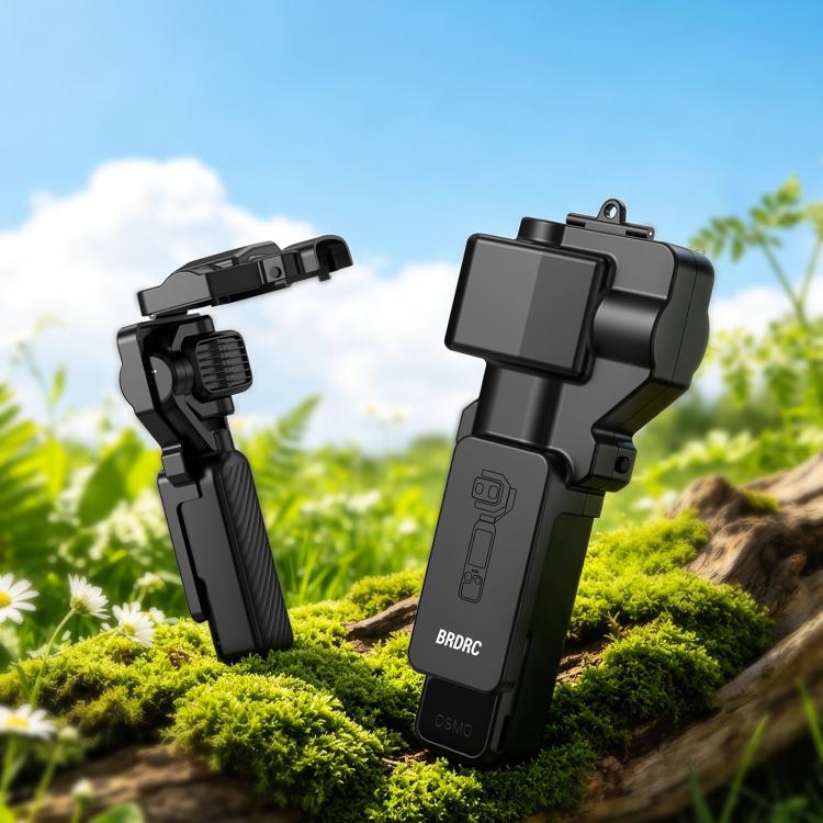Custodia protettiva semi-chiusa antipolvere per obiettivo e schermo BRDRC del DJI Osmo Pocket 4P.