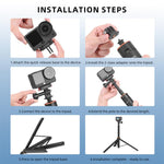 Per DJI Osmo Pocket 4P / 3 Asta di prolunga per treppiede Flymile da 1,6 m con sistema di estrazione a scatto One-Click