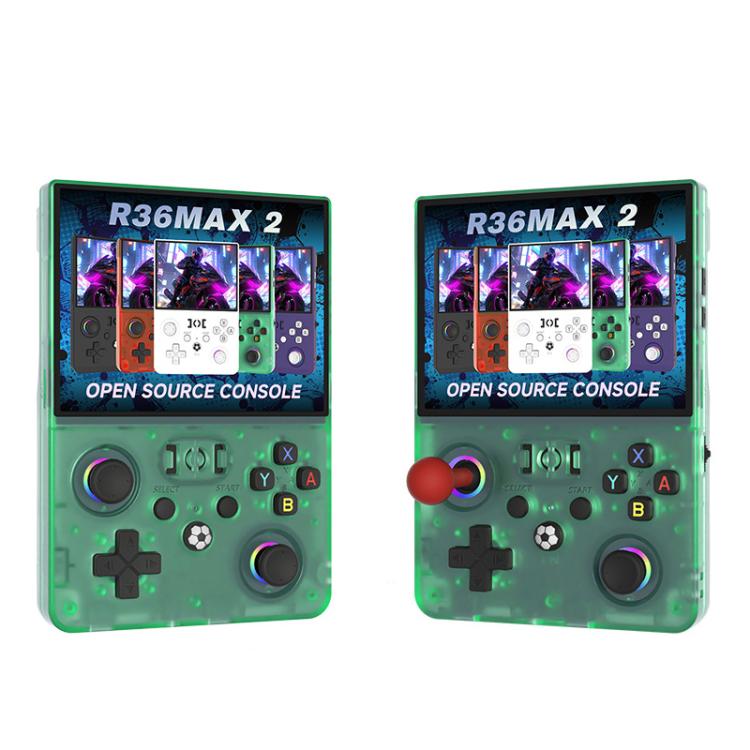 Console portatile retrò R36 MAX2 con schermo da 4,5 pollici, Linux open source e Wi-Fi 2.4G per il multiplayer., 64G, 128G