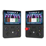 Console portatile retrò R36 MAX2 con schermo da 4,5 pollici, Linux open source e Wi-Fi 2.4G per il multiplayer., 64G, 128G