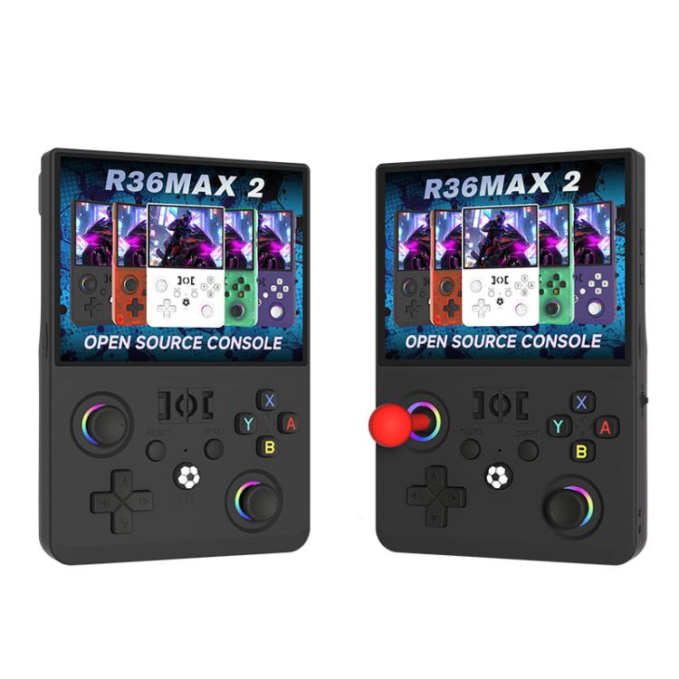Console portatile retrò R36 MAX2 con schermo da 4,5 pollici, Linux open source e Wi-Fi 2.4G per il multiplayer., 64G, 128G