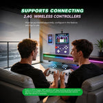 Console portatile retrò R36 MAX2 con schermo da 4,5 pollici, Linux open source e Wi-Fi 2.4G per il multiplayer., 64G, 128G