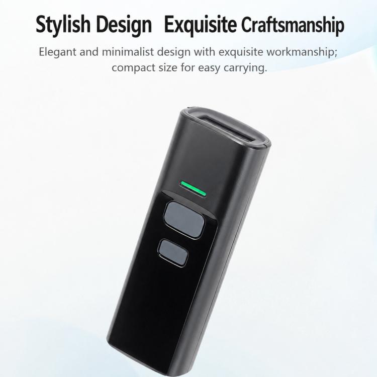 Scanner di codici a barre 2D portatile wireless Bluetooth 2.4G, pistola di scansione palmare per spedizioni e logistica., P2300L