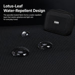 Set BUBM DRS da 3 pezzi: organizer elettronico, borsa da viaggio per cavi, custodia impermeabile per accessori.