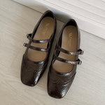 Scarpe basse vintage da donna, modello balletto con suola morbida, scarpe casual., 35, 36, 37, 38, 39, 40, 41, 42, 43