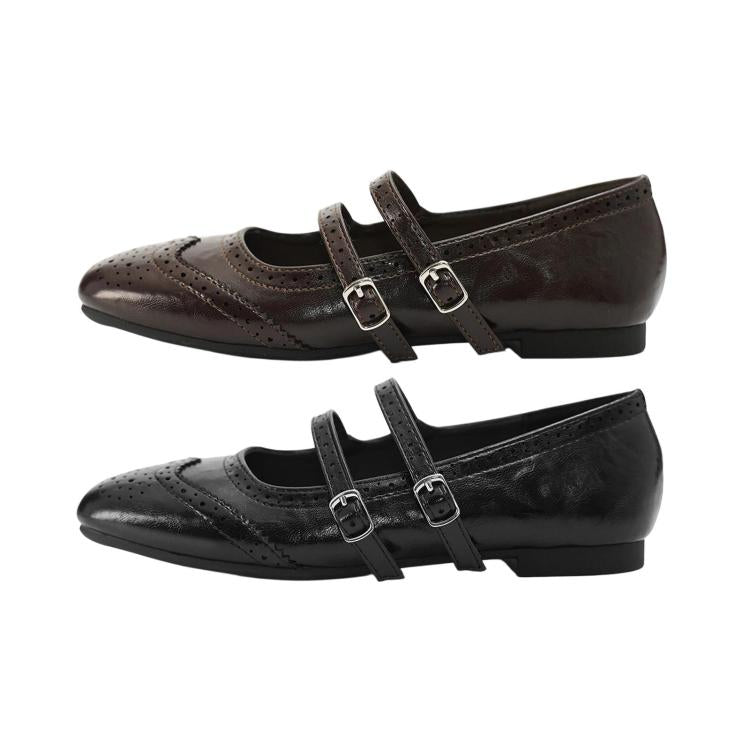 Scarpe basse vintage da donna, modello balletto con suola morbida, scarpe casual., 35, 36, 37, 38, 39, 40, 41, 42, 43