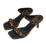 Eleganti sandali da donna con tacco alto e punta quadrata, ideali per attività all'aperto, con cinturino singolo., 34, 35, 36, 37, 38, 39, 40, 41