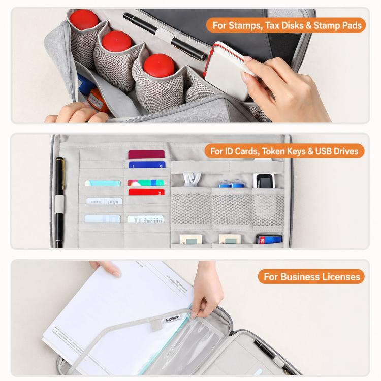 Borsa portadocumenti con chiusura a chiave BUBM, custodia per raccoglitori e cartelle.