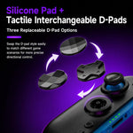 Per Nintendo Switch, 2 controller magnetici sinistro + destro, joystick a 9 assi RGB con sensore di movimento ed effetto Hall, Bluetooth 5.4, funzione di riattivazione e fuoco a raffica.