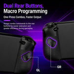 Per Nintendo Switch, 2 controller magnetici sinistro + destro, joystick a 9 assi RGB con sensore di movimento ed effetto Hall, Bluetooth 5.4, funzione di riattivazione e fuoco a raffica.