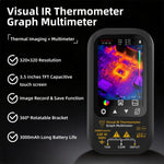 Multimetro a infrarossi ad alta precisione BSIDE SH6 con touchscreen, 2 in 1, misuratore di temperatura e tester elettrico., Standard, SH6