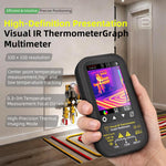 Multimetro a infrarossi ad alta precisione BSIDE SH6 con touchscreen, 2 in 1, misuratore di temperatura e tester elettrico., Standard, SH6