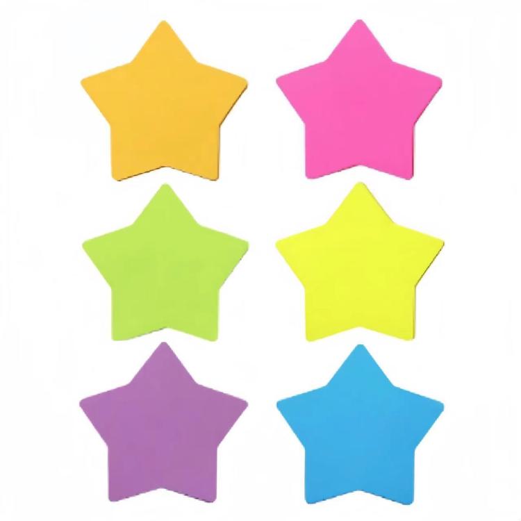 Blocchetti di post-it colorati e carini, a forma di personaggi, con adesivi vivaci., 8 PCS/Pack Heart, 6 PCS/Pack Heart, 8 PCS/Pack Star, 6 PCS/Pack Star, 8 PCS/Pack Speech Bubble, 6 PCS/Pack Speech Bubble, 6 PCS/Pack Round, 8 PCS/Pack Round           ...