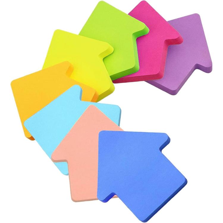 Blocchetti di post-it colorati e carini, a forma di personaggi, con adesivi vivaci., 8 PCS/Pack Heart, 6 PCS/Pack Heart, 8 PCS/Pack Star, 6 PCS/Pack Star, 8 PCS/Pack Speech Bubble, 6 PCS/Pack Speech Bubble, 6 PCS/Pack Round, 8 PCS/Pack Round           ...