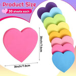 Blocchetti di post-it colorati e carini, a forma di personaggi, con adesivi vivaci., 8 PCS/Pack Heart, 6 PCS/Pack Heart, 8 PCS/Pack Star, 6 PCS/Pack Star, 8 PCS/Pack Speech Bubble, 6 PCS/Pack Speech Bubble, 6 PCS/Pack Round, 8 PCS/Pack Round           ...