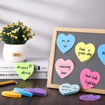 Blocchetti di post-it colorati e carini, a forma di personaggi, con adesivi vivaci., 8 PCS/Pack Heart, 6 PCS/Pack Heart, 8 PCS/Pack Star, 6 PCS/Pack Star, 8 PCS/Pack Speech Bubble, 6 PCS/Pack Speech Bubble, 6 PCS/Pack Round, 8 PCS/Pack Round           ...