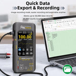 BSIDE S600A Multimetro grafico touchscreen da 60000 conteggi Tester fotovoltaico True-RMS con registratore di dati, Standard, Standard+TP02 Flexible Current Clamp