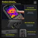Multimetro a infrarossi HD touchscreen BSIDE SH8 2 in 1 con termocamera e display touchscreen., SH8