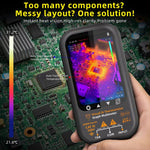 Multimetro a infrarossi HD touchscreen BSIDE SH8 2 in 1 con termocamera e display touchscreen., SH8