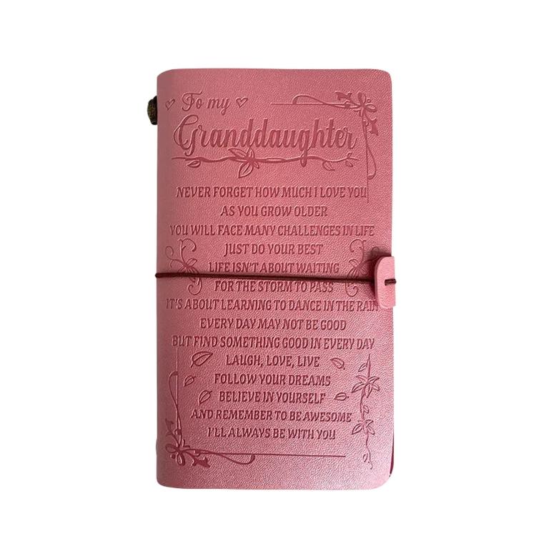 Taccuino da viaggio vintage in pelle formato A6 ricaricabile con citazione incisa, Brown - To My Mom (Engraved Text), Brown - To My Dad (Engraved Text), Brown - To My Husband, Brown - To My Friend, Brown - Employee Appreciation                         ...