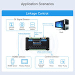 Scheda di controllo industriale Waveshare ESP32-S3 con relè di rete Wi-Fi a 8 canali, Standard Network Port, PoE Port