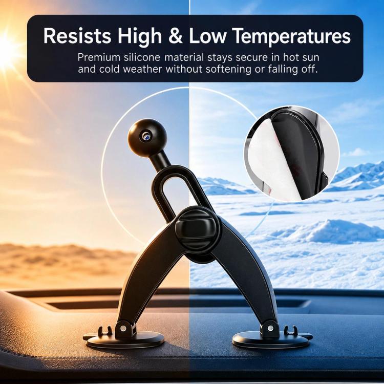Staffa di fissaggio adesiva per console centrale di navigazione auto, Clip Type