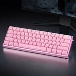 Tastiera da gioco cablata Ajazz ALUX60 con switch magnetici in alluminio CNC, frequenza di polling 8K, RT, switch RGB sostituibili a caldo da 0,01 mm., Gradient Pink, Gradient Red, Green Gradient Transparent, Red Gradient Transparent, Hollow Silver    ...
