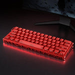 Tastiera da gioco cablata Ajazz ALUX60 con switch magnetici in alluminio CNC, frequenza di polling 8K, RT, switch RGB sostituibili a caldo da 0,01 mm., Gradient Pink, Gradient Red, Green Gradient Transparent, Red Gradient Transparent, Hollow Silver    ...