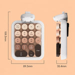 Tastiera numerica wireless Ajazz AF18 per laptop, 2.4G, 18 tasti, con simpatica copertura in silicone a forma di orsetto.