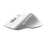 Mouse ergonomico wireless W&P M-WB2 con tripla modalità Bluetooth e 2.4G, silenzioso.