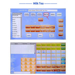 Registratore di cassa multifunzione Yokoscan T5 MINI con doppio schermo touch screen per negozi di bubble tea e supermercati., US Plug, UK Plug, EU Plug, AU Plug