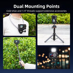 Telaio di estensione con custodia protettiva in metallo per fotocamera DJI Osmo Action 6 Flymile.