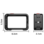 Telaio di estensione con custodia protettiva in metallo per fotocamera DJI Osmo Action 6 Flymile.