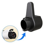 Supporto per caricabatterie EV da parete, compatto, con clip per cavo e base di ricarica., SAE J1772 US Standard, Type 2 EU Standard