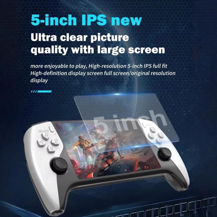 Console di gioco portatile retrò SF3500 con schermo IPS da 5 pollici, uscita HDMI FHD e mappatura dei tasti., SF3500