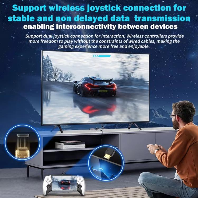 Console di gioco portatile retrò SF3500 con schermo IPS da 5 pollici, uscita HDMI FHD e mappatura dei tasti., SF3500