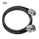 Cavo coassiale RG58 da N maschio a N femmina, 50 Ohm, bassa perdita, prolunga per antenna., 1m, 2m, 5m, 15m, 20m
