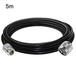 Cavo coassiale RG58 da N maschio a N femmina, 50 Ohm, bassa perdita, prolunga per antenna., 1m, 2m, 5m, 15m, 20m
