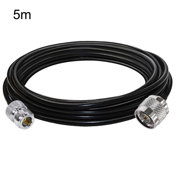 Cavo coassiale RG58 da N maschio a N femmina, 50 Ohm, bassa perdita, prolunga per antenna., 1m, 2m, 5m, 15m, 20m