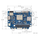 Scheda di sviluppo Waveshare 31522 ESP32-P4 con display touch rotondo da 4 pollici e risoluzione 720 × 720., 31522