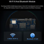 Scheda di sviluppo Waveshare 31522 ESP32-P4 con display touch rotondo da 4 pollici e risoluzione 720 × 720., 31522