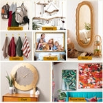 Kit per appendere quadri da 372 pezzi/scatola, ganci resistenti con chiodi e filo d'acciaio., 372 PCS/Box