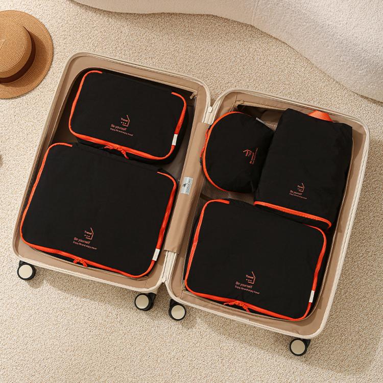 Set di 5 cubi organizer da viaggio, leggeri e resistenti all'acqua, per valigie da 26 pollici.