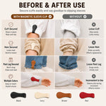 1 paio di clip magnetiche per orlo dei pantaloni, senza cuciture, ferma-maniche in pelle, ferma-polsini, accessorio per evitare che i pantaloni si trascinino, per camicie, jeans e pantaloni.