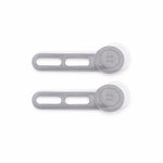 Confezione da 2 bottoni elastici in silicone flessibili per allungare la vita dei pantaloni, senza bisogno di cucire., Double Ring Black, Double Ring Blue, Double Ring Khaki, Double Ring Grey, Double Ring White, 18mm Black, 18mm Blue, 18mm Khaki       ...