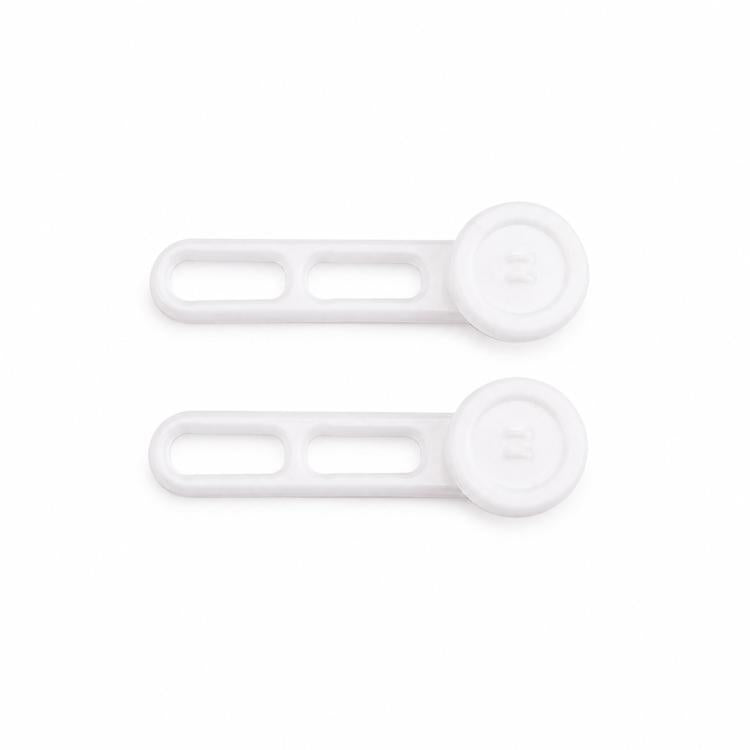 Confezione da 2 bottoni elastici in silicone flessibili per allungare la vita dei pantaloni, senza bisogno di cucire., Double Ring Black, Double Ring Blue, Double Ring Khaki, Double Ring Grey, Double Ring White, 18mm Black, 18mm Blue, 18mm Khaki       ...