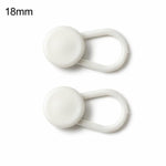 Confezione da 2 bottoni elastici in silicone flessibili per allungare la vita dei pantaloni, senza bisogno di cucire., Double Ring Black, Double Ring Blue, Double Ring Khaki, Double Ring Grey, Double Ring White, 18mm Black, 18mm Blue, 18mm Khaki       ...